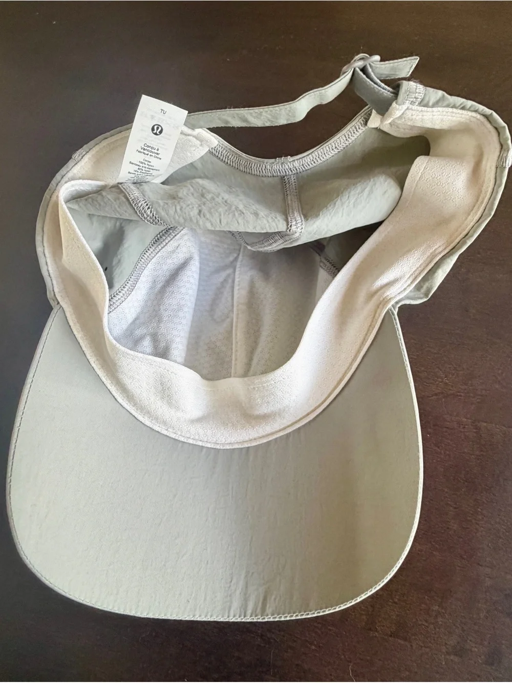 Lululemon Lightweight Running Hat Cap Light Gray OS Adjustable